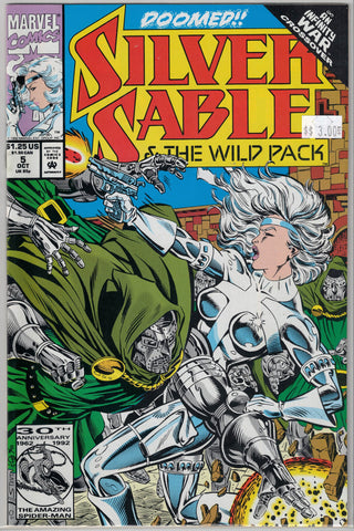 Silver Sable & the Wild Pack Issue # 5 Comics $3.00