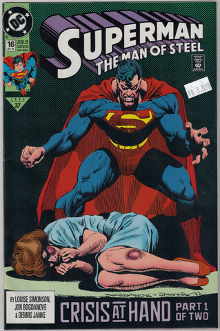 Superman The Man of Steel Issue # 16 DC Comics $3.00