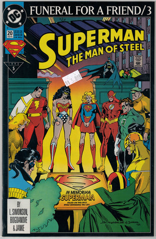 Superman The Man of Steel Issue # 20 DC Comics $5.00