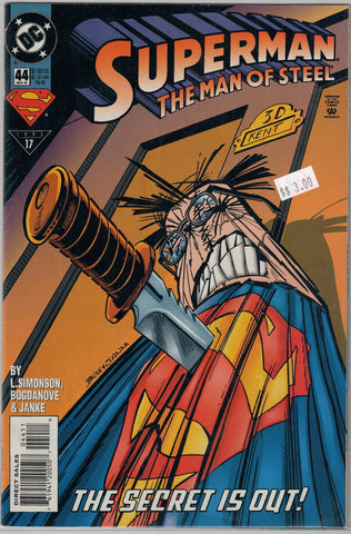 Superman The Man of Steel Issue # 44 DC Comics $3.00