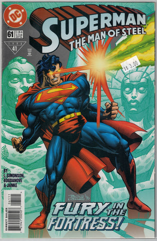 Superman The Man of Steel Issue # 61 DC Comics $3.00