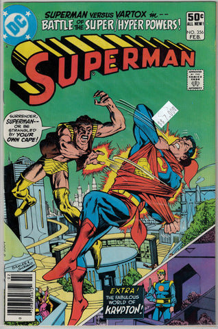 Superman : Issue # 356 DC Comics $7.00