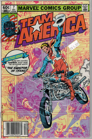 Team America Issue # 7 Marvel Comics  $4.00