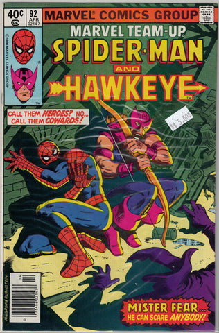 Marvel Team-Up Issue # 92 Marvel Comics  $5.00