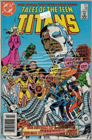 Tales of the Teen Titans Issue # 58 DC Comics $3.00