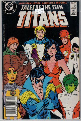 Tales of the Teen Titans Issue # 91 DC Comics $3.00
