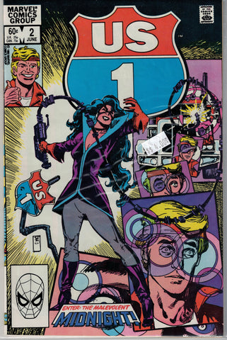 U.S. 1  Issue #   2 Marvel Comics $4.00