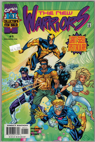 New Warriors Issue # Giant sized spectacular 1 Marvel Comics $4.00