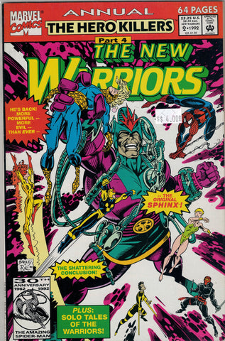 New Warriors Issue # Annual 2 Marvel Comics $4.00