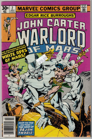 John Carter Warlord of Mars Issue # 2 Marvel Comics $10.00