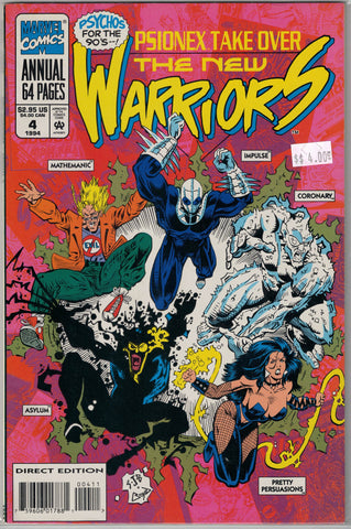 New Warriors Issue # Annual 4 Marvel Comics $4.00