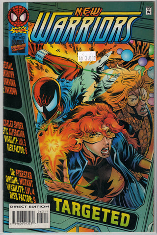 New Warriors Issue # 63 Marvel Comics $3.00