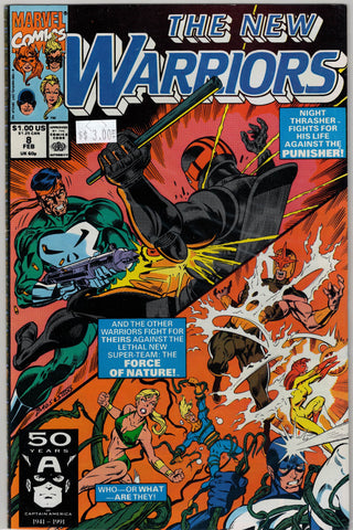 New Warriors Issue #  8 Marvel Comics $3.00