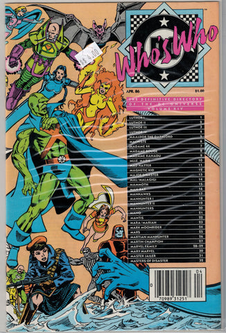 Who's Who: Directory of the DC Universe Comics Issue #  14 DC Comics $4.00