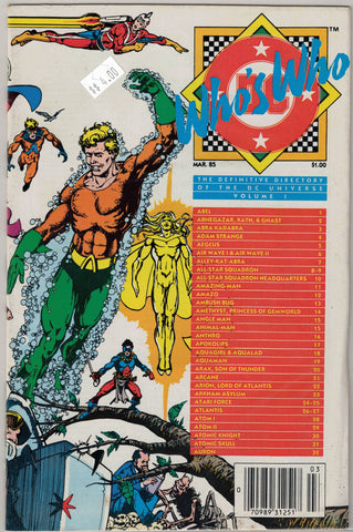 Who's Who: Directory of the DC Universe Comics Issue #   1 DC Comics $4.00