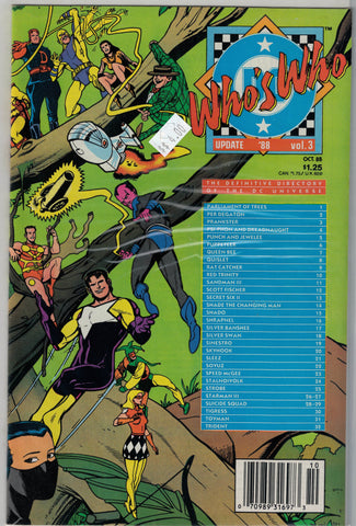 Who's Who: Directory of the DC Universe Issue #Update 3 1988 DC Comics $4.00