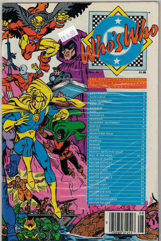 Who's Who: Directory of the DC Universe Comics Issue #   6 DC Comics $4.00