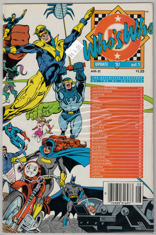 Who's Who: Directory of the DC Universe Issue #Update 1 1987 DC Comics $4.00