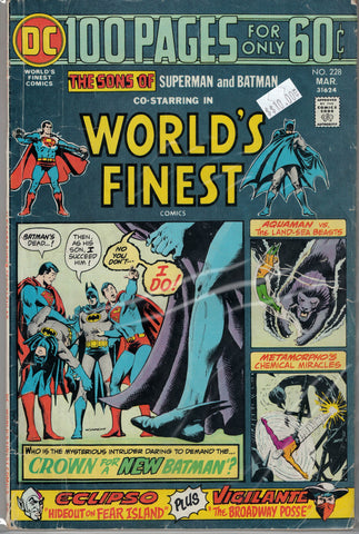 World's Finest Comics Issue # 228 DC Comics $10.00